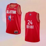 Maglia All Star 2020 Los Angeles Lakers Kobe Bryant NO 24 Rosso