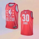 Maglia All Star 2022 Golden State Warriors Stephen Curry NO 30 Granate