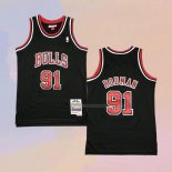 Maglia Bambino Chicago Bulls Dennis Rodman NO 91 Mitchell & Ness 1997-98 Nero