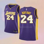 Maglia Bambino Los Angeles Lakers Kobe Bryant NO 24 Statehombret 2017-18 Viola