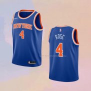 Maglia Bambino New York Knicks Derrick Rose NO 4 Icon Blu