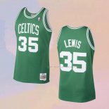 Maglia Boston Celtics Reggie Lewis NO 35 Mitchell & Ness 1987-88 Verde