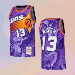 Maglia Phoenix Suns Steve Nash NO 13 Asian Heritage Throwback 1996-97 Viola