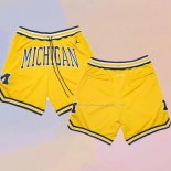 Pantaloncini Air Jordan Just Don NCAA Michigan Giallo