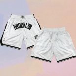Pantaloncini Brooklyn Nets Just Don Bianco2