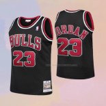 Maglia Bambino Chicago Bulls Michael Jordan NO 23 Throwback Nero