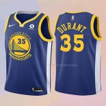 Maglia Bambino Golden State Warriors Kevin Durant NO 35 2017-18 Blu