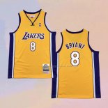 Maglia Bambino Los Angeles Lakers Kobe Bryant NO 8 Mitchell & Ness 1999-00 Giallo