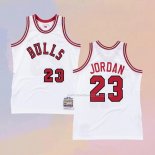 Maglia Chicago Bulls Michael Jordan NO 23 Mitchell & Ness 1984-85 Bianco