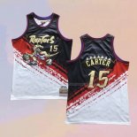 Maglia Toronto Raptors Vince Carter NO 15 Mitchell & Ness Nero Rosso