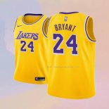 Maglia Bambino Los Angeles Lakers Kobe Bryant NO 24 Icon 2018-19 Giallo