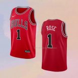 Maglia Chicago Bulls Derrick Rose NO 1 Icon Rosso