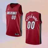 Maglia Miami Heat Personalizzate Statement Rosso