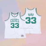 Maglia Bambino Boston Celtics Larry Bird NO 33 Hardwood Classics Throwback Bianco