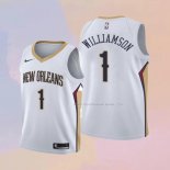 Maglia Bambino New Orleans Pelicans Zion Williamson NO 1 Association 2019-20 Bianco