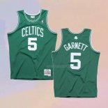 Maglia Boston Celtics Kevin Garnett NO 5 Hardwood Classics Throwback Verde