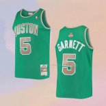 Maglia Boston Celtics Kevin Garnett NO 5 Mitchell & Ness 2007-08 Verde