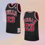 Maglia Chicago Bulls Michael Jordan NO 23 Throwback Nero