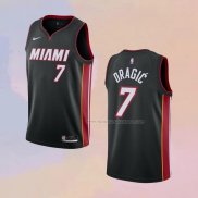 Maglia Miami Heat Goran Dragic NO 7 Icon 2020-21 Nero