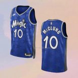 Maglia Orlando Magic Mac Mcclung NO 10 Classic 2023-24 Blu