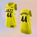 Maglia Utah Jazz Bojan Bogdanovic NO 44 Icon Autentico 2022-23 Giallo