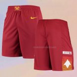 Pantaloncini Denver Nuggets Citta Edition 2020-21 Rosso