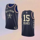 Maglia All Star 2024 Los Angeles Lakers Austin Reaves NO 15 Blu