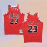 Maglia Chicago Bulls Michael Jordan NO 23 Hardwood Classics Throwback 1997-98 Rosso