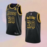 Maglia Los Angeles Lakers Mac Mcclung NO 20 Mamba 2021-22 Nero