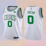 Maglia Bambino Boston Celtics Jayson Tatum NO 0 2017-18 Bianco