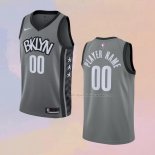 Maglia Brooklyn Nets Personalizzate Statement 2019-20 Grigio