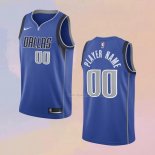 Maglia Dallas Mavericks Personalizzate Icon Blu