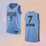 Maglia Memphis Grizzlies Santi Aldama NO 7 Statement 2022-23 Blu