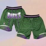 Pantaloncini Milwaukee Bucks Just Don Verde