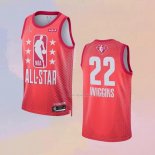 Maglia All Star 2022 Golden State Warriors Andrew Wiggins NO 22 Granate