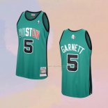 Maglia Boston Celtics Kevin Garnett NO 5 Mitchell & Ness Verde