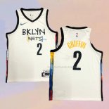 Maglia Brooklyn Nets Blake Griffin NO 2 Citta 2020-21 Bianco