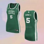 Maglia Donna Boston Celtics Kevin Garnett NO 5 Icon Verde