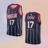 Maglia Houston Rockets Tari Eason NO 17 Citta 2022-23 Nero
