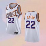 Maglia Phoenix Suns Deandre Ayton NO 22 Association 2023-24 Bianco