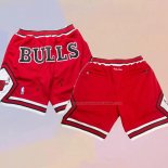 Pantaloncini Chicago Bulls Just Don Rosso4