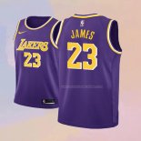 Maglia Bambino Los Angeles Lakers LeBron James NO 23 Statement 2018-19 Viola