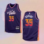 Maglia Bambino Phoenix Suns Kevin Durant NO 35 Citta 2023-24 Viola