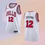 Maglia Chicago Bulls Ayo Dosunmu NO 12 Association 2021 Bianco