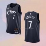 Maglia Los Angeles Clippers Amir Coffey NO 7 Citta 2023-24 Blu