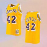 Maglia Los Angeles Lakers James Worthy NO 42 Mitchell & Ness 1984-85 Giallo