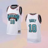 Maglia Memphis Grizzlies Mike Bibby NO 10 Historic Throwback Bianco