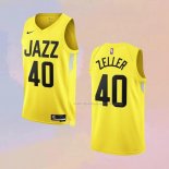 Maglia Utah Jazz Cody Zeller NO 40 Icon 2022-23 Giallo