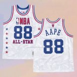 Maglia All Star 1988 AAPE x Mitchell & Ness Bianco