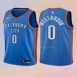 Maglia Bambino Oklahoma City Thunder Russell Westbrook NO 0 Icon 2017-18 Blu